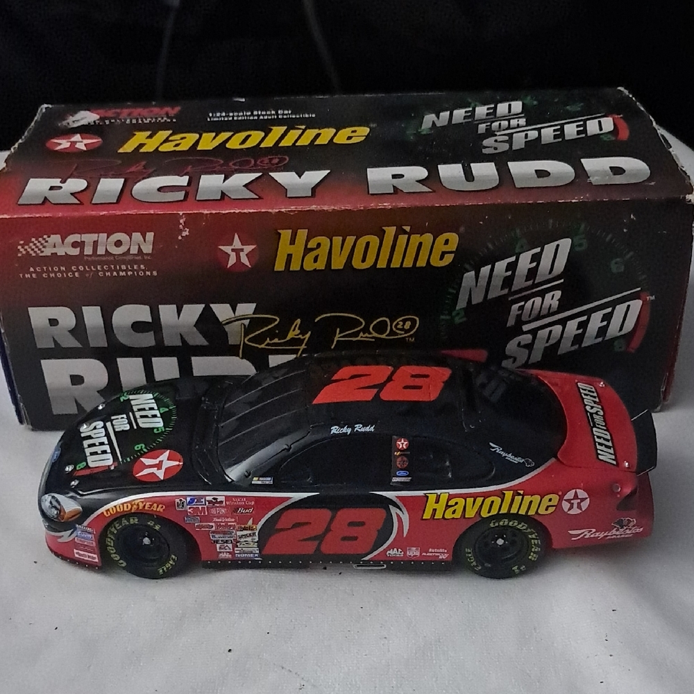Ricky Rudd Diecast Car - Red and Black